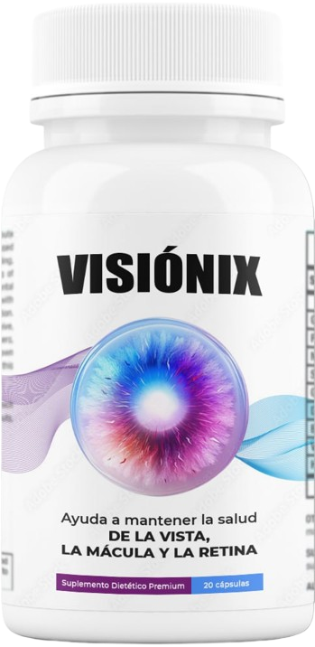 Envase del suplemento Visionix